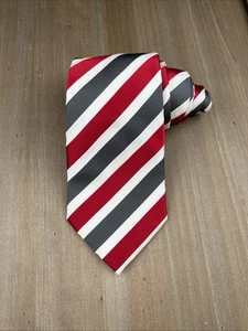 Donald Trump Signature Collection Krawatte W4xL58 Designer rot/schwarz gestreift 100% SEIDE - Bild 1 von 5
