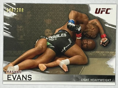 RASHAD EVANS - Gold Parallel  #/288 2010 Topps UFC Knockout #21 - Image 1 of 3