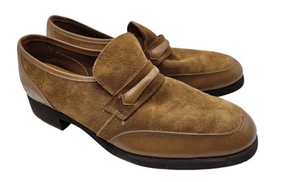 Nice Hush Puppies Brown Suede & Leather loafers for Women. Steel Shank Size 9M - Image 1 of 4