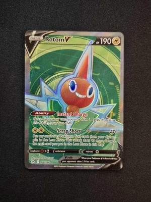 Rotom V 176/196 NM - Full Art Rare - Lost Origins - Image 1 of 2