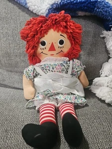 Vintage Knickerbocker Raggedy Ann 15-inch I Love You Heart Doll - Picture 1 of 5