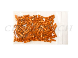 MTB Road BMX Bike 7075 Alloy Spoke Nipples 2.0mm 14G 1/2" 72 Pcs Orange - Picture 1 of 1