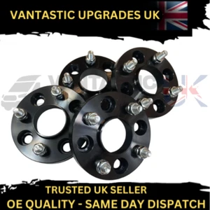 FORD FIESTA MK6 MK7 ST150 NEW 20MM ALUMINIUM BLACK WHEEL SPACERS X4 HUBCENTRIC - Picture 1 of 3