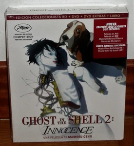 Ghost IN The Shell 2 Nnocence Blu-Ray +DVD + DVD Extras + Book New Animation - Bild 1 von 6