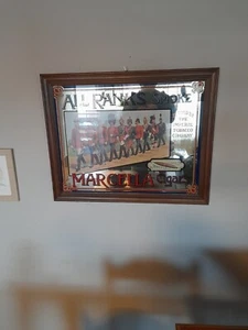 Spiegelbild Spiegel Bild Zigarren Werbung Reklame Marcella Cigars All Ranks Smok - Bild 1 von 4