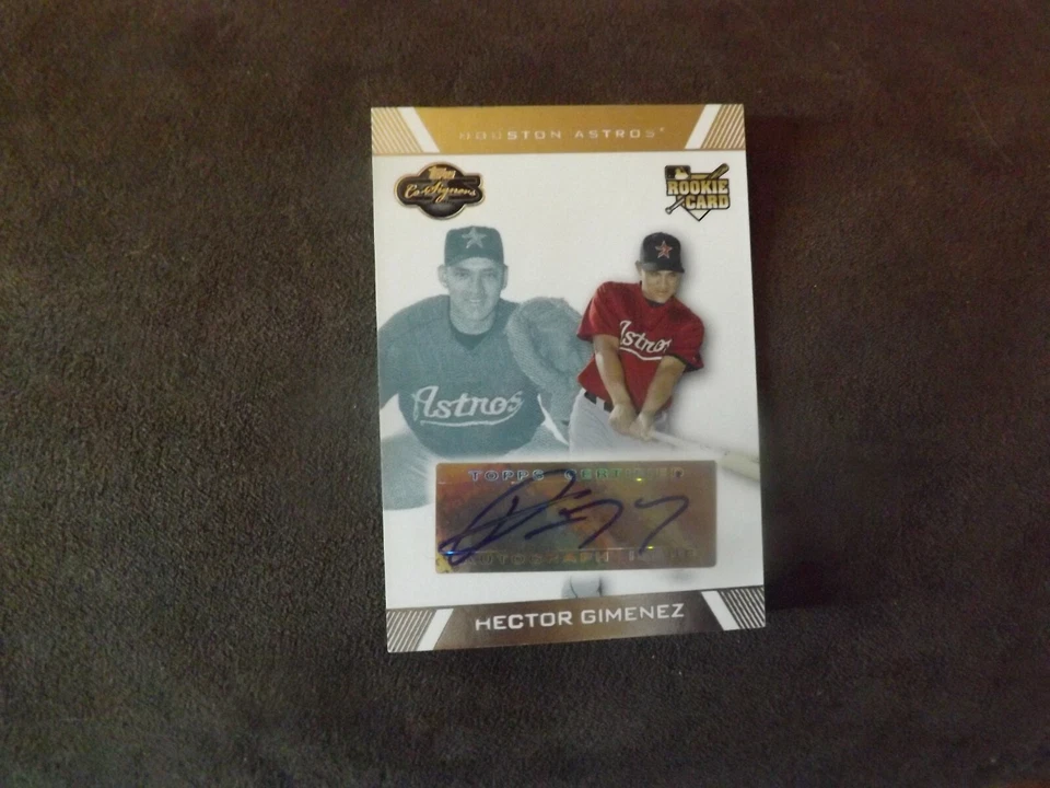 2007 Topps Co-Signers Hector Gimenez Autographed Rookie Card - Image 1 of 1