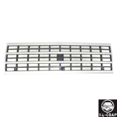 Silver Shell With Gray Insert Grille for Chevrolet G30 G10 G20 92-96 15709687 Foto 1 de 3