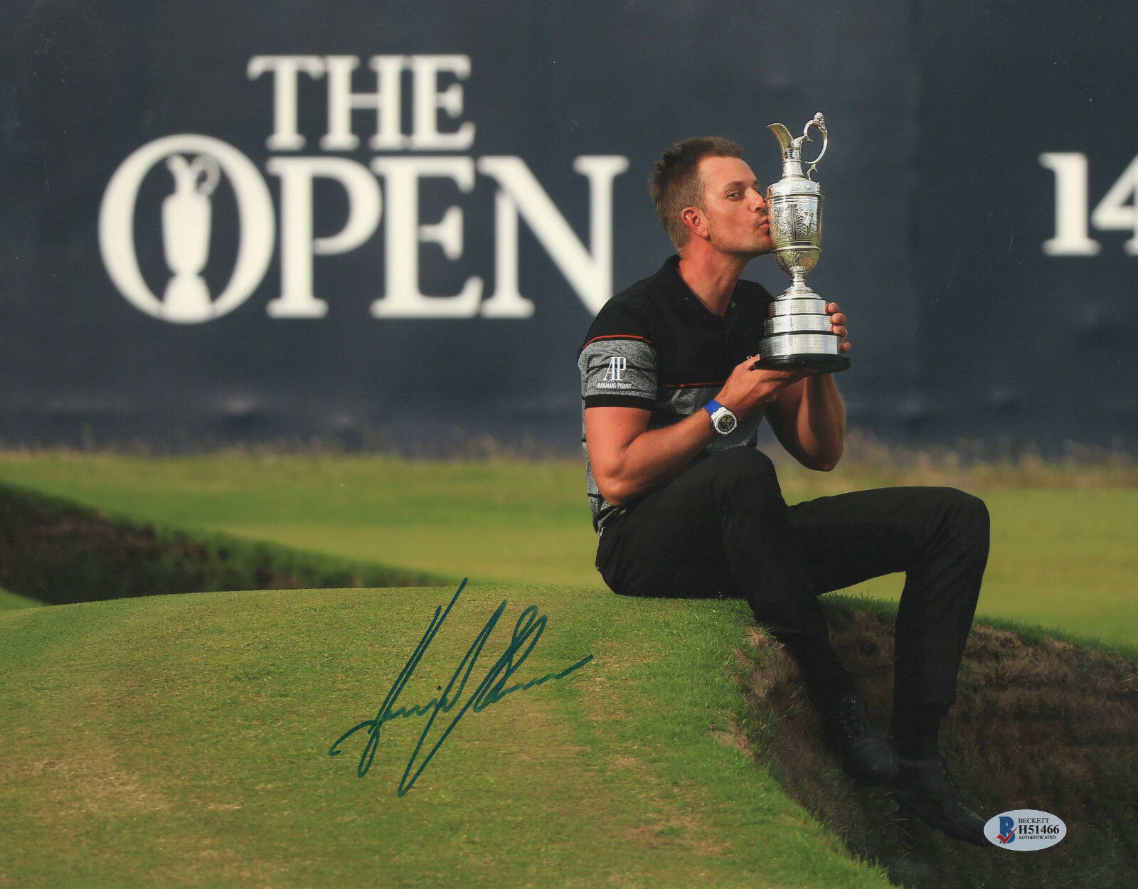 Henrik Stenson Autographed Signed Pga 11X14 Photo Golf Masters Beckett 