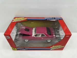 Rare Johnny Lightning Muscle Cars Collection 1970 Plymouth Hemi Barracuda Pink - Picture 1 of 7