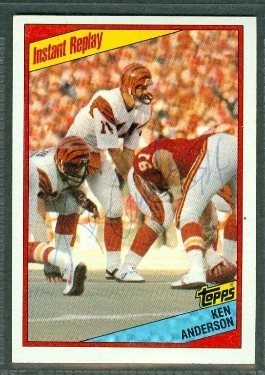 Ken Anderson Football Auto 1984 Topps '84 Signature Autograph Signed Card #35 - Image 1 of 1