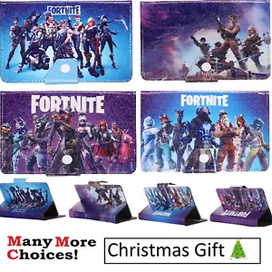 Fortnite case for Samsung Galaxy Tablet Models Fortnite printed Theme Tab cover - Picture 1 of 32