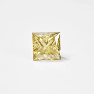 5.00-6.00 Ct Loose Champagne Lab Created Diamond Princess Cut Great Shine VVS1 ! - Picture 1 of 4