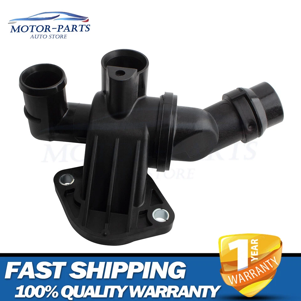 Conjunto de carcasa de termostato de refrigerante de motor compatible con Audi S3 TT TTS Quattro Foto 1 de 4