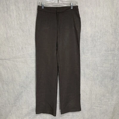 XOXO Women’s Juniors Gray Wide Leg Dress Pants Size 7 Straight Cut Trousers - Image 1 of 4