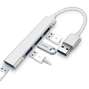 USB 3.0 Hub Adapter Verteiler 4 Port für Laptop Smartphone Notebook PC 4in1 - Bild 1 von 8