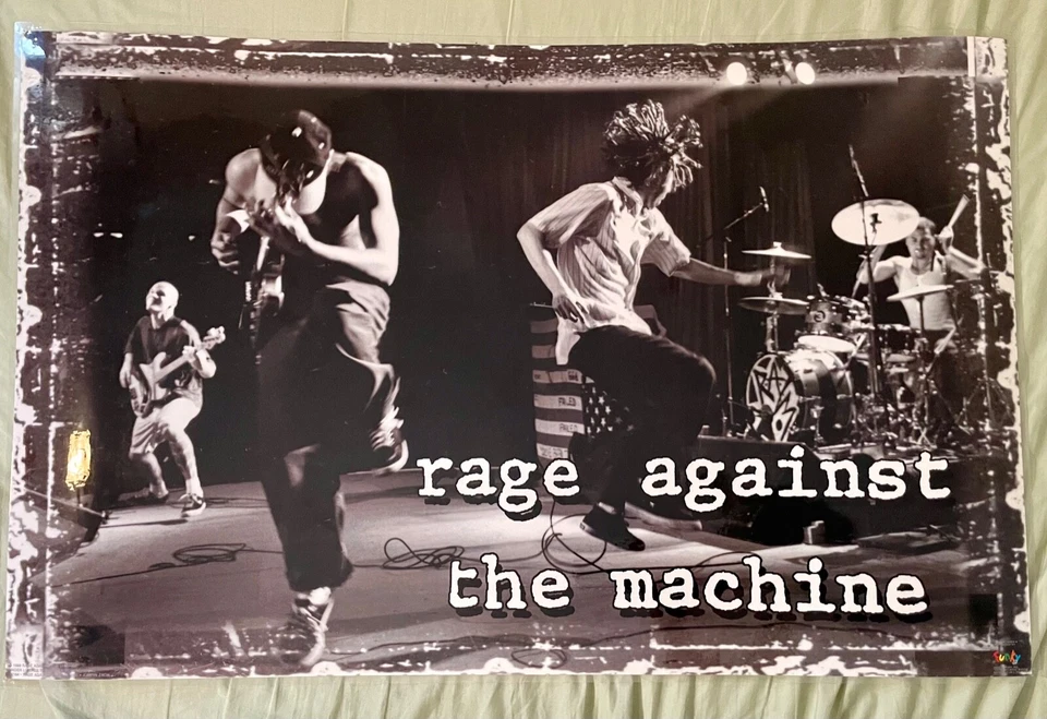 Vintage 2000 Rage Against The Machine Poster 24 x 36 - LAMINATED! - Image 1 of 1