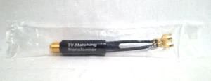 TV Matching Transformer RV Indoor 75 Ohm Coax to 300 Ohm Balun Antenna Twin Head - Picture 1 of 4