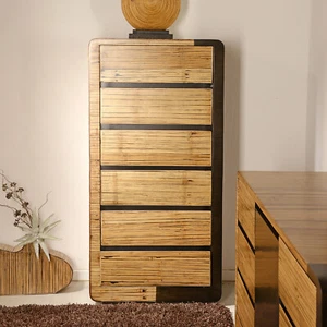 Bambus Kommode Zen Designer Edel Asiatische Möbel Schrank Sideboard Holz Asia - Bild 1 von 7