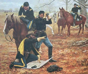 "The Staff Ride" Don Stivers Civil War Commemorative Edition Giclee Print - Picture 1 of 1
