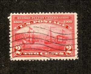 EE. UU.--#372 Usado--1909 Henry Hudson--Robert Fulton - Imagen 1 de 1