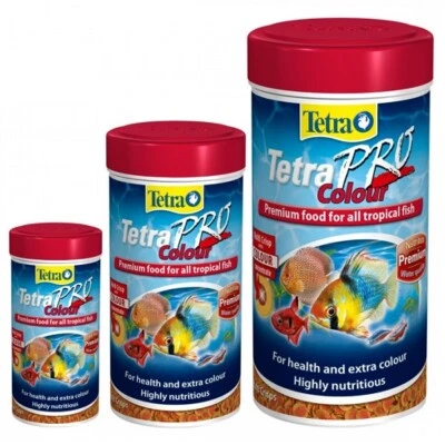TÉTRA Tetra Pro Colour - 20g, 55g, 110g - Premium Fish Food - Tropical Aquarium Crisps