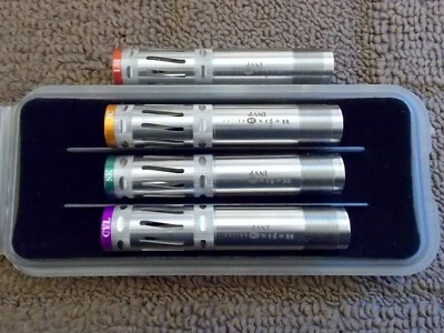 JUEGO DE 4 INVECTORES PARDEANTES BRILEY HELIX PORTADOS + MÁS TUBOS OBTURADORES CON ESTUCHE Foto 1 de 4