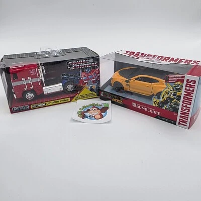 Transformers Optimus Prime and Bumblebee Hollywood Rides Jada Die Cast Bundle - Image 1 of 4