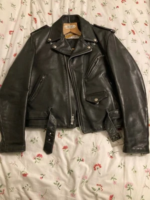 Vintage Schott Perfecto Biker's Leather Jacket in Excellent Condition - Image 1 of 4