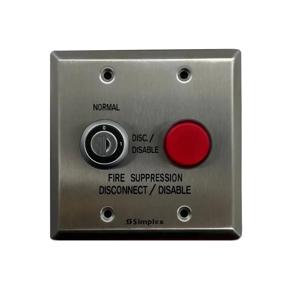 2080-9059 | Simplex Maintenance Switch with Lamp (Flush Mount, Stainless Steel) - Image 1 of 1
