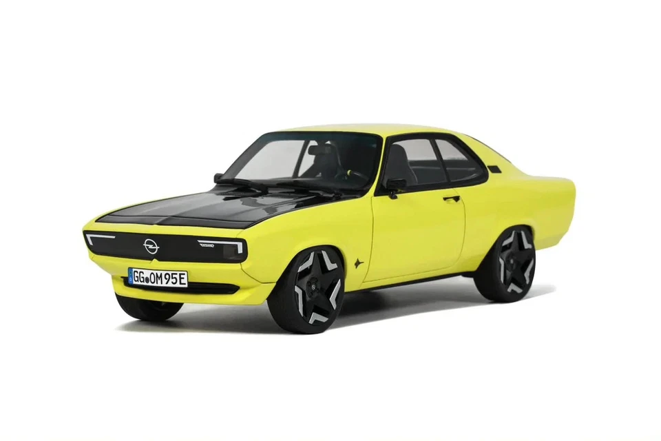OTTO 1:18 Scale Resin Model Car - 2021 Opel Manta A Elektromod - Yellow (OT434) - Image 1 of 4