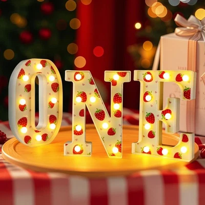 Decoración Primer Cumpleaños Berry, Decoraciones 1er Cumpleaños Fresa Niña, Dulce O... Foto 1 de 4