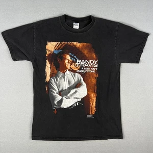 Camiseta De Colección Randy Travis Tour FIts Mediana Desteñida Años 2000 Banda de Música Country Camiseta Y2K - Imagen 1 de 8