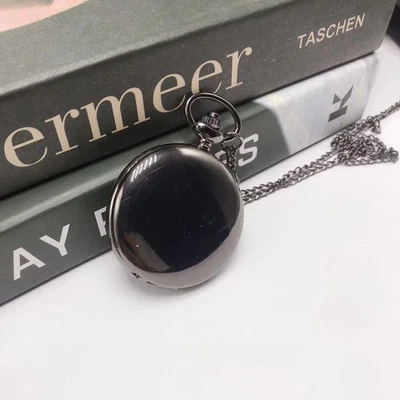 Reloj Bolsillo Cuarzo Tono Suave Hombre con Cadena Boda Regalos Modernos Foto 1 de 4