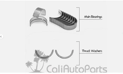 02-06 Acura RSX Type-S VTEC DOHC 2.0L 16V K20A2 Main & Thrust Washer +20 - Image 1 of 3