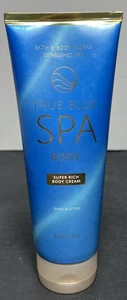Bath & Body Works True Blue Spa crema corpo super ricca burro di karitè 8 once NUOVO - Foto 1 di 6