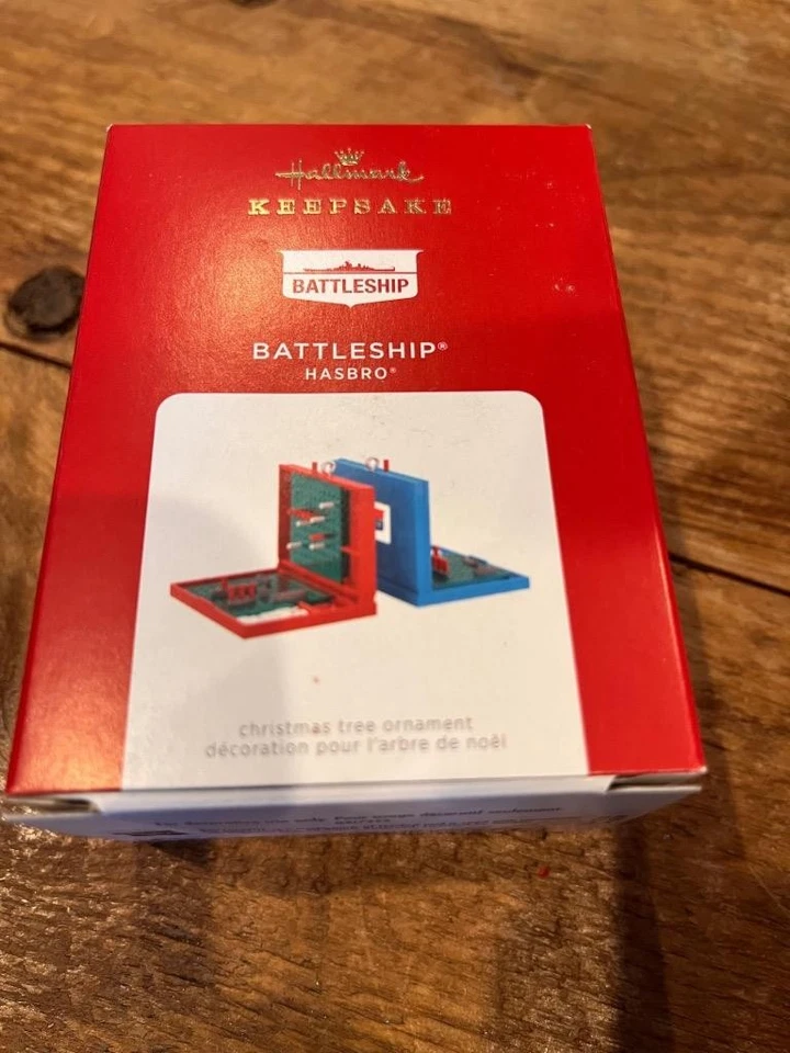 Hallmark Keepsake Ornament 2021 Battleship Hasbro Unofficial Family Game Night - Image 1 of 1
