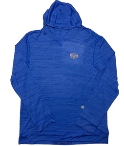 LEVELWEAR Shinnecock Hills Golf Club Long Sleeve Hoodie Shirt Blue Large L ~ New - Picture 1 of 9