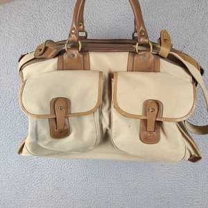 Marley Hodgson Ghurka Express Tasche Twill Canvas Leder No 2 Vintage - Bild 1 von 6
