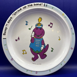 1992 Lyons Group Selandia 8,5" Barney Dinosaurier sagt "Strike Up the Band" Platte - Bild 1 von 5