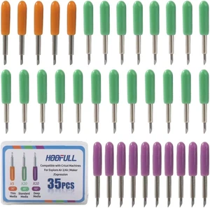 Cuchillas Plotter 35 Pzs Cricut Air Maker 5 Finas 20 Estandar 10 Profundas - Bild 1 von 12