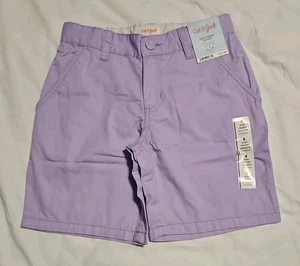 Cat & Jack Flat Front Shorts, Adjustable Waist At The Knee - Picture 1 of 2