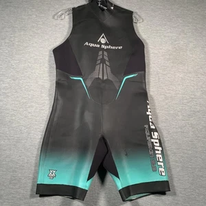 Aqua Sphere Aquaskin 2.0 Mens 2XL Shorty Triathlon Swim Wetsuit Yamamoto 39 - Picture 1 of 13
