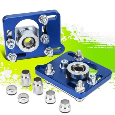 FOR 94-04 MUSTANG BLUE +/-2.5 ADJUST ALIGNMENT CAMBER CASTER PLATES 99 01 02 03 - Image 1 of 4