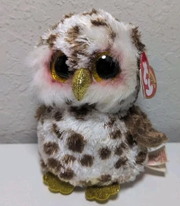 TY Beanie Boos Whoolie Owl 6" Plush Stuffed Animal W/Tag S51 - Picture 1 of 5