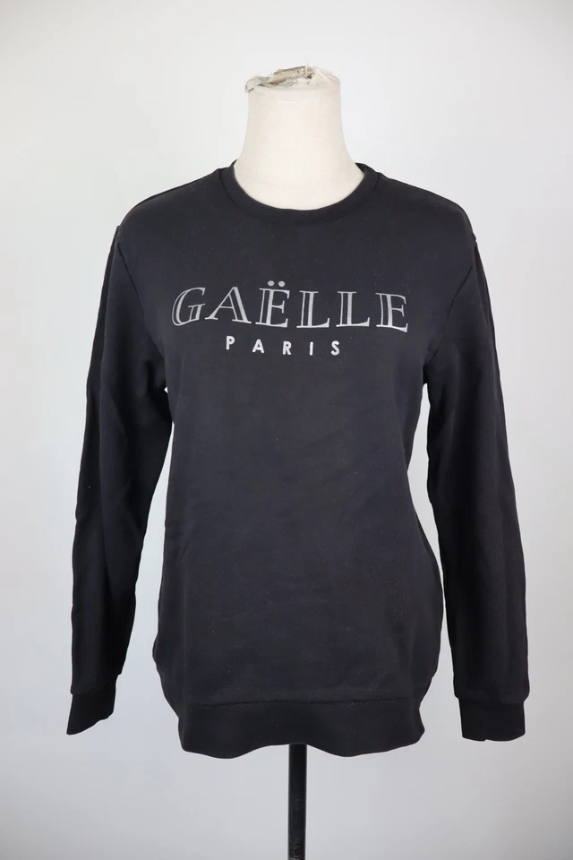 GAELLE PARIS FELPA MAGLIA DONNA Tg 1 WOMEN CASUAL VINTAGE SPORT SWEATSHIRT - Immagine 1 di 4