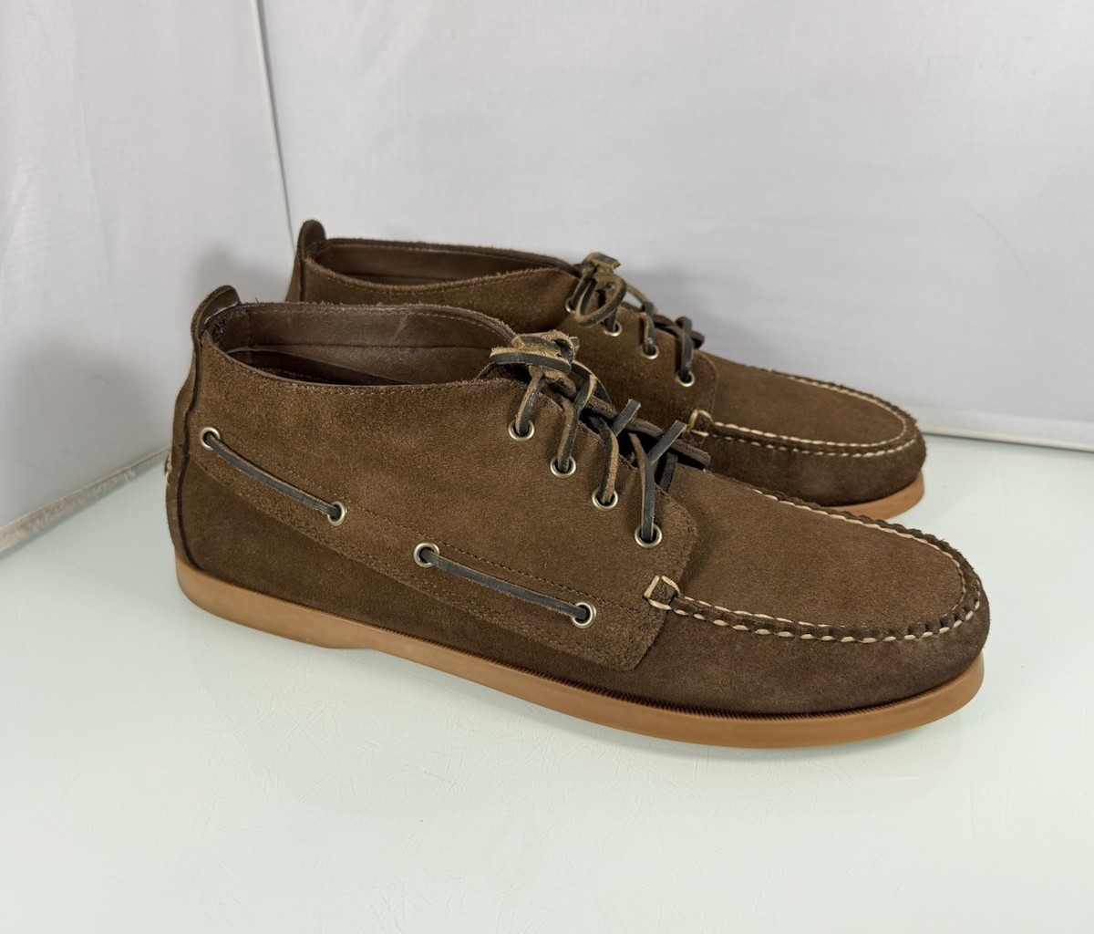 Brooks Brothers 346 Model Dark Brown Leather Lace-Up Boots Mens Size 9.5 s-l1200.jpg main image 4