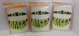 Hallmark Halloween Greeting Cards- Lot of 3 Packages - Happy Halloween - Picture 1 of 5