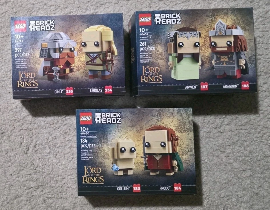 LEGO 40751 Brickheadz The Lord of the Rings Legolas & Gimli