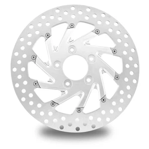 Performance Machine Disc/Carr 11.8 Del Rey Fr Left - Chrome 0133-1800REYLS-CH - Picture 1 of 3