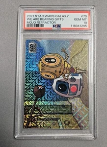 2021 Topps Chrome Star Wars Galaxy We Are Bearing Gifts Mojo Refractor /50 PSA10 - Picture 1 of 2